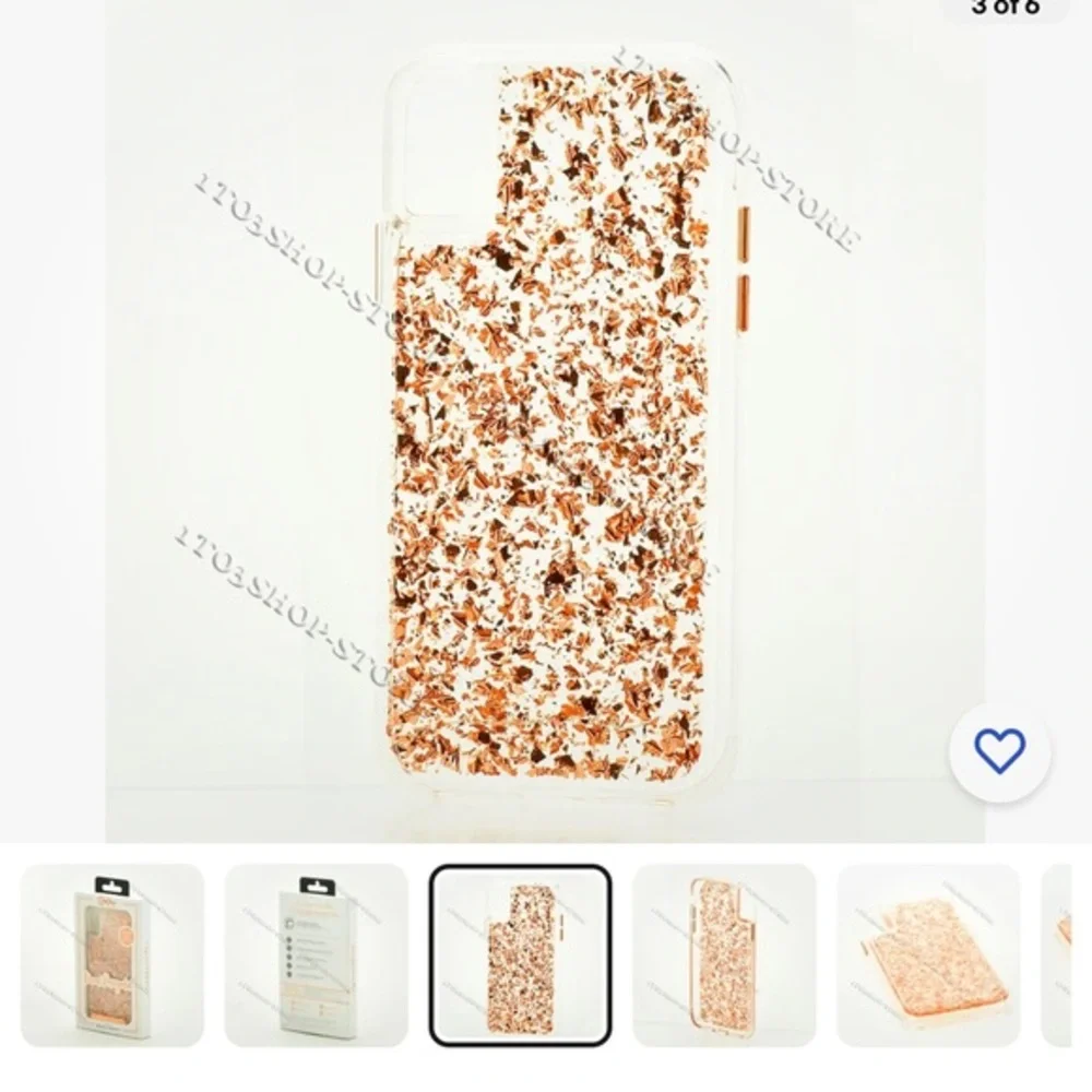 IPhone X/XS Casemate karat rose gold. Great condition!